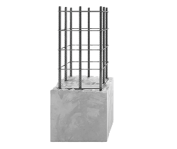 Steel bolster spacers in precast concrete