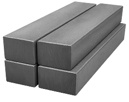 Stacked steel billets