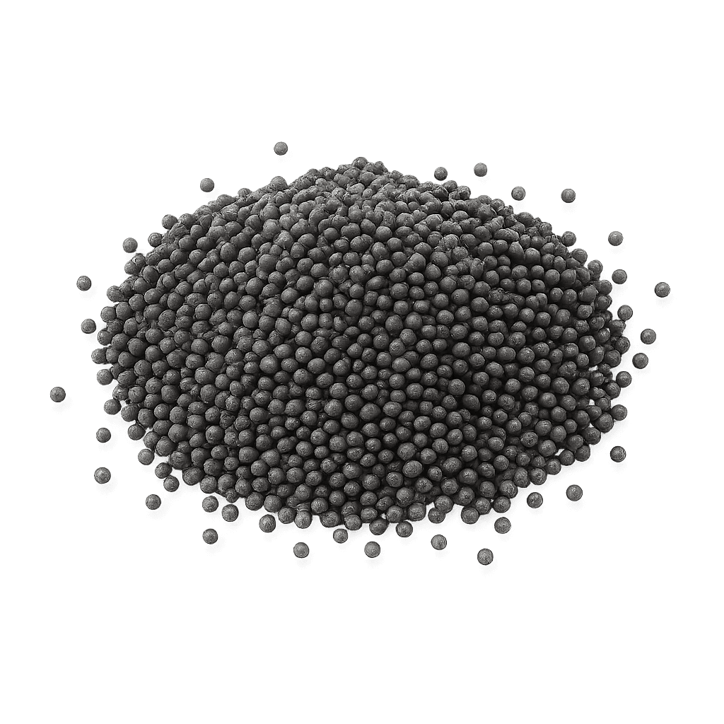 Premium recycled steel shots manufactured from steel recovered from end-of-life tyres