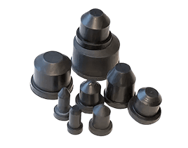 Moulded rubber components